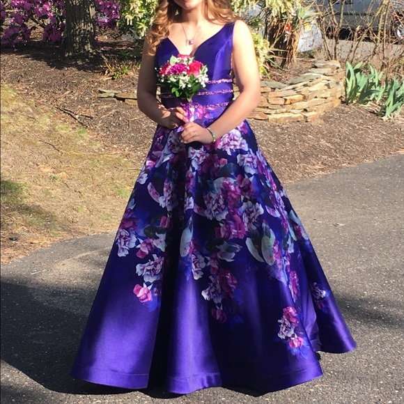 Prom dress Ellie Wilde EW118006 Floral Gown
